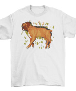 Boxer Dog Laying Tee for Men and Women - Comfortable and Stylish Canine Shirt T-Shirt