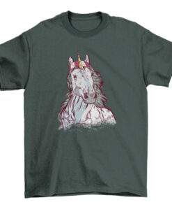 Unicorn Bandana Tee Shirt for Women and Girls T-Shirt