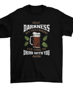 Melancholy Beer Lover Tee - Humorous Graphic Shirt T-Shirt