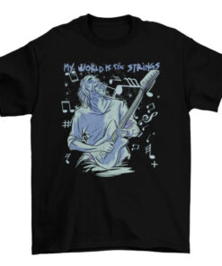 Male Guitar Player Musician Tee Shirt T-Shirt