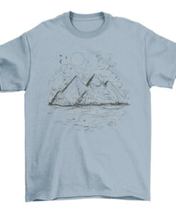 Egyptian Giza Pyramids Tee for Men and Women T-Shirt