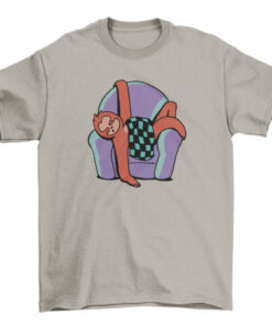 Sleepy Sloth Graphic Tee for Women and Men T-Shirt