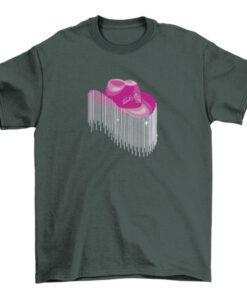 Cowboy Jewel and Glitter Hat Graphic Tee Shirt T-Shirt