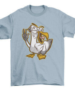 Seagull Bird Cartoon Animal T-Shirt Design T-Shirt