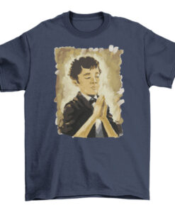 Watercolor Little Boy Praying T-Shirt