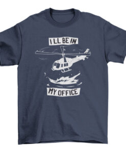 Helicopter Office Tee Shirt for Men and Women T-Shirt
