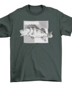 River Perch Fish Tee Shirt for Men and Women T-Shirt