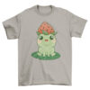 Kawaii Strawberry Frog T-Shirt for Women and Girls T-Shirt