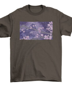 Floral Sakura Tree T-Shirt for Women T-Shirt