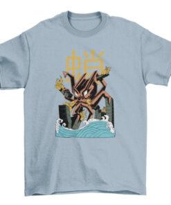 Octopus Attack City T-Shirt - Cool Graphic Tee for Men and Women T-Shirt