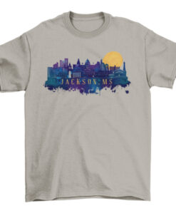 Jackson City Skyline Tee Shirt - Men's and Women's Sizes Available T-Shirt