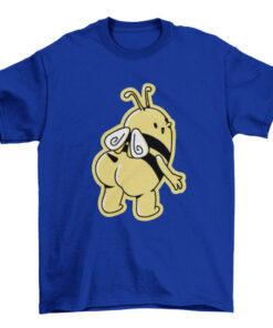 Bee Character T-Shirt with Cute Butt Print T-Shirt