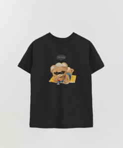 Unisex Teddy Drink Printed Overshirt T-Shirt