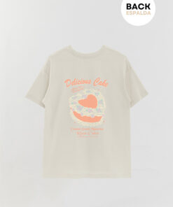 Delicious Cake Printed Fb Overshirt T-Shirt