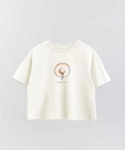 Coastal Favorite Hat Printed Crop T-Shirt