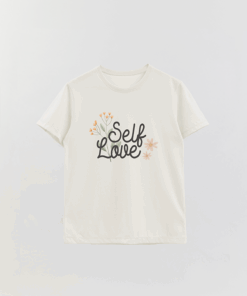 Flo Self Love Printed Basic T-Shirt