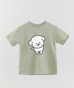 Basic Girl Poodle White T-Shirt
