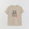 Basic Hd Printed Brown T-Shirt