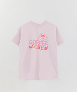 Funny Valentine Coffee Printed Overshirt T-Shirt