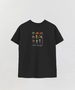 Unisex Bear Camp Checklist Printed Overshirt T-Shirt