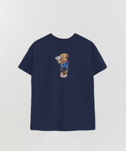 Unisex Bear Champion Printed Overshirt T-Shirt