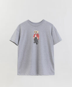 Unisex Bear Cool Printed Overshirt T-Shirt