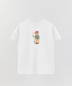 Unisex Bear Fisher Printed Overshirt T-Shirt