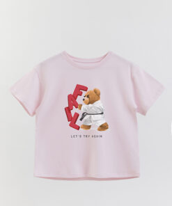 Gb Oversize Teddy Let'S Try Again T-Shirt