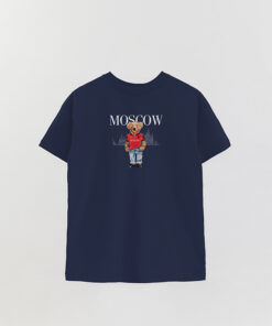 Unisex Bear Moscow Printed Overshirt T-Shirt