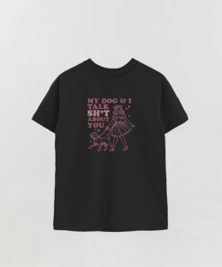 Dog My Dog And I Printed Oversized T-Shirt