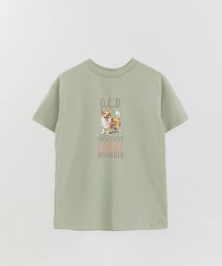 Dog Obsessive Corgi Disorder Printed Overshirt T-Shirt