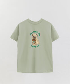Dog Starpugs Printed Oversized T-Shirt