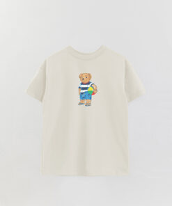 Unisex Bear Summer Printed Overshirt T-Shirt