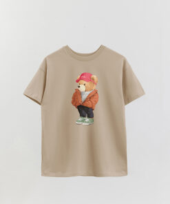 Unisex Printed Oversized T-Shirt Teddy Sunday Cold