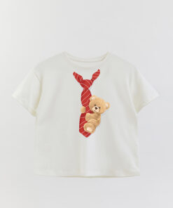 Gb Oversize Teddy Tie T-Shirt