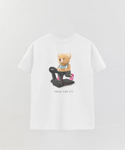 Unisex Teddy Train For It Printed Overshirt T-Shirt