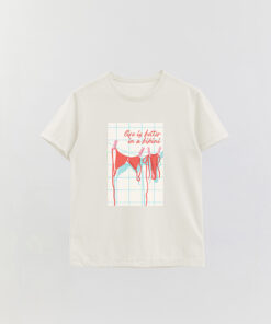 Basic Printed Bikini T-Shirt