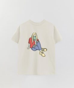 W Trendy Fashion Printed Overshirt T-Shirt 34