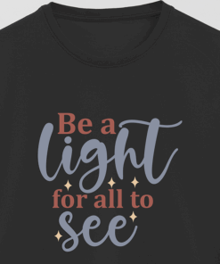 Unisex Basic T-Shirt Vrs Be A Light