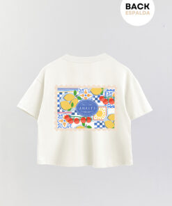 Amalfi Printed Fb Crop T-Shirt