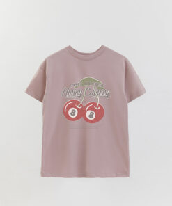 Honey Cherry Printed Oversized T-Shirt