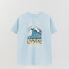 Waves Surfing 2 Printed Overlay T-Shirt