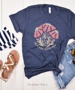 Wildflower T-Shirt, Natural Floral Bohemian T-Shirt