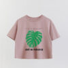 Lost In Paradise Printed Crop T-Shirt