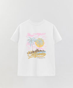 Over-The-Top Printed T-Shirt California Surfing Paradise