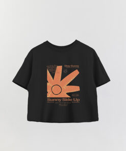 Sunny Beach Vibes Printed Crop T-Shirt