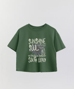 Soul Printed Crop T-Shirt